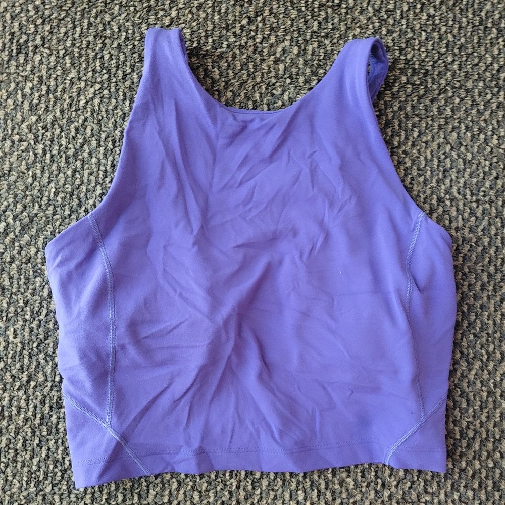 Lululemon Align High-Neck Tank Top Charged Indigo size 8